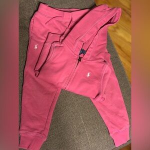 Polo by Ralph Lauren Kids Pink Hoodie and Joggers Set